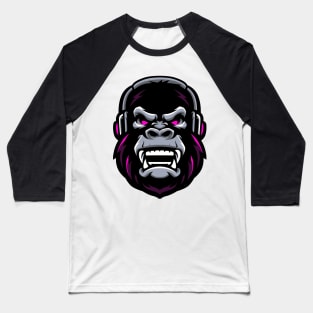 Music listening gorilla Baseball T-Shirt